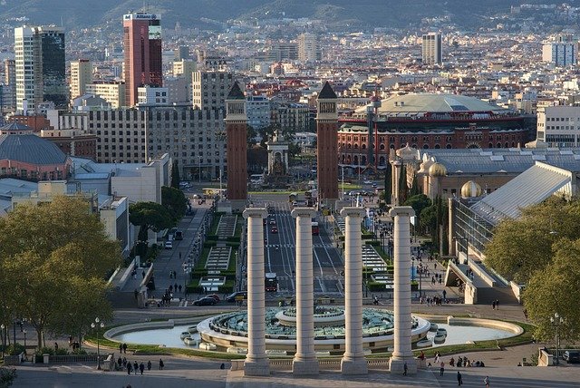 Plaza españa en España