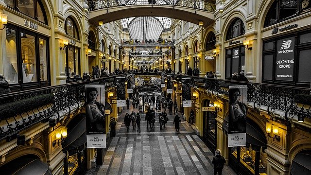 image showing a big commercial center