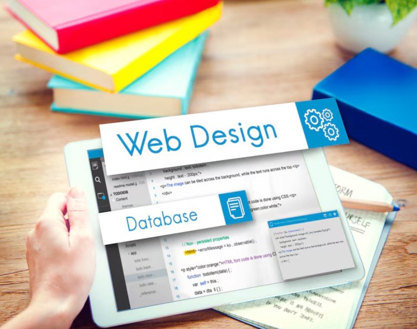 iamge showing the word web design